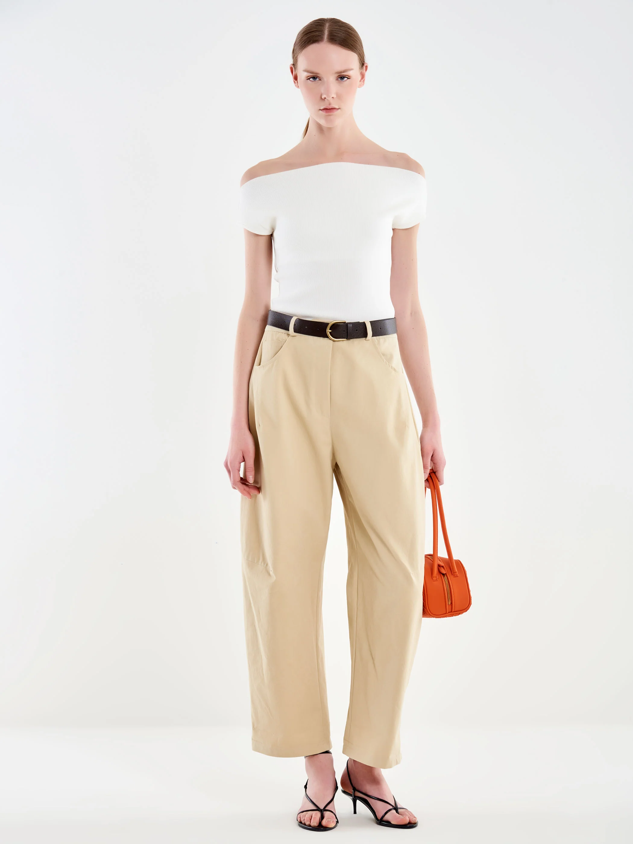Pantalone Ovetto con Cintura