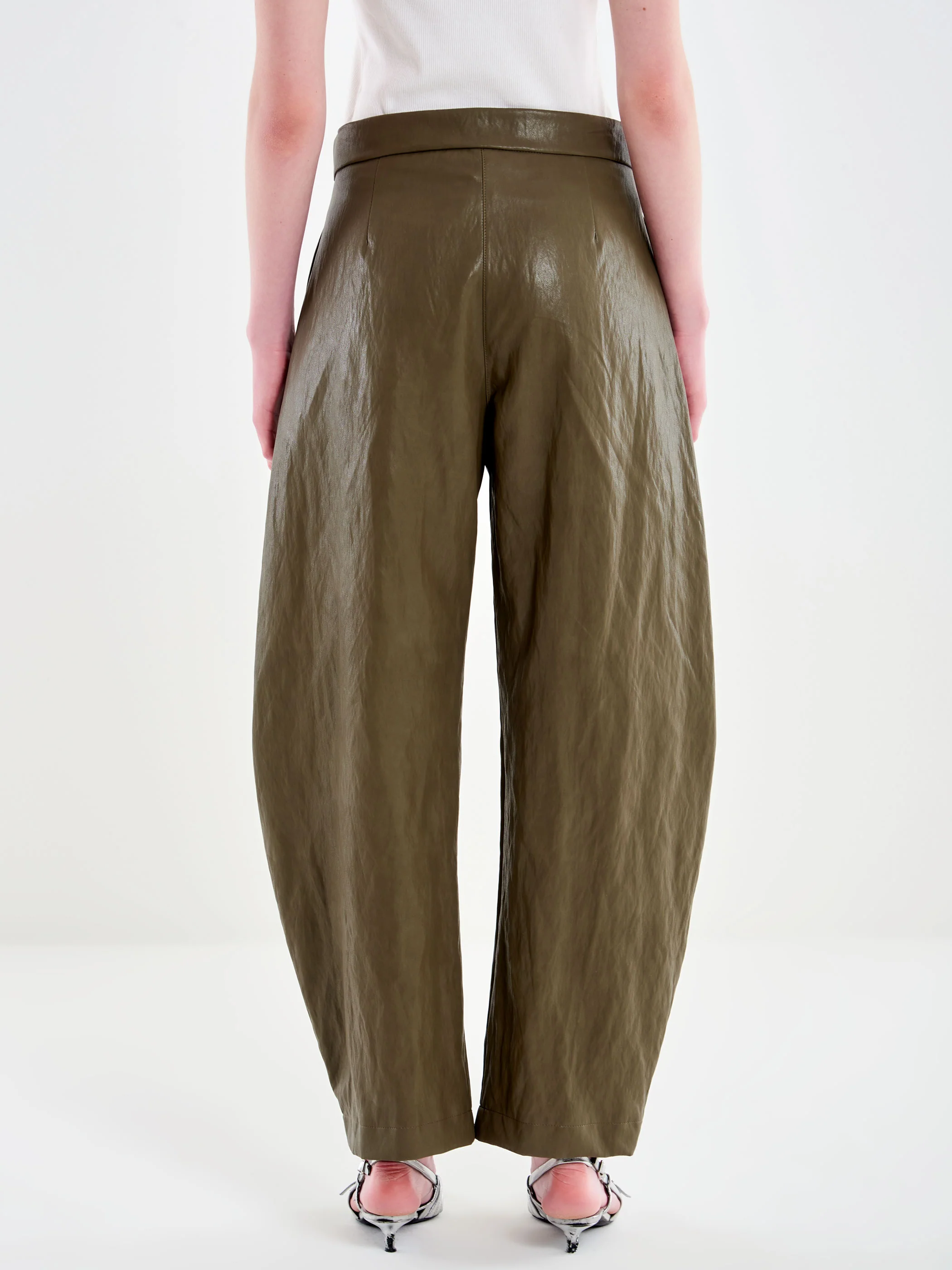 Pantalone Ovetto in Ecopelle - Image 3