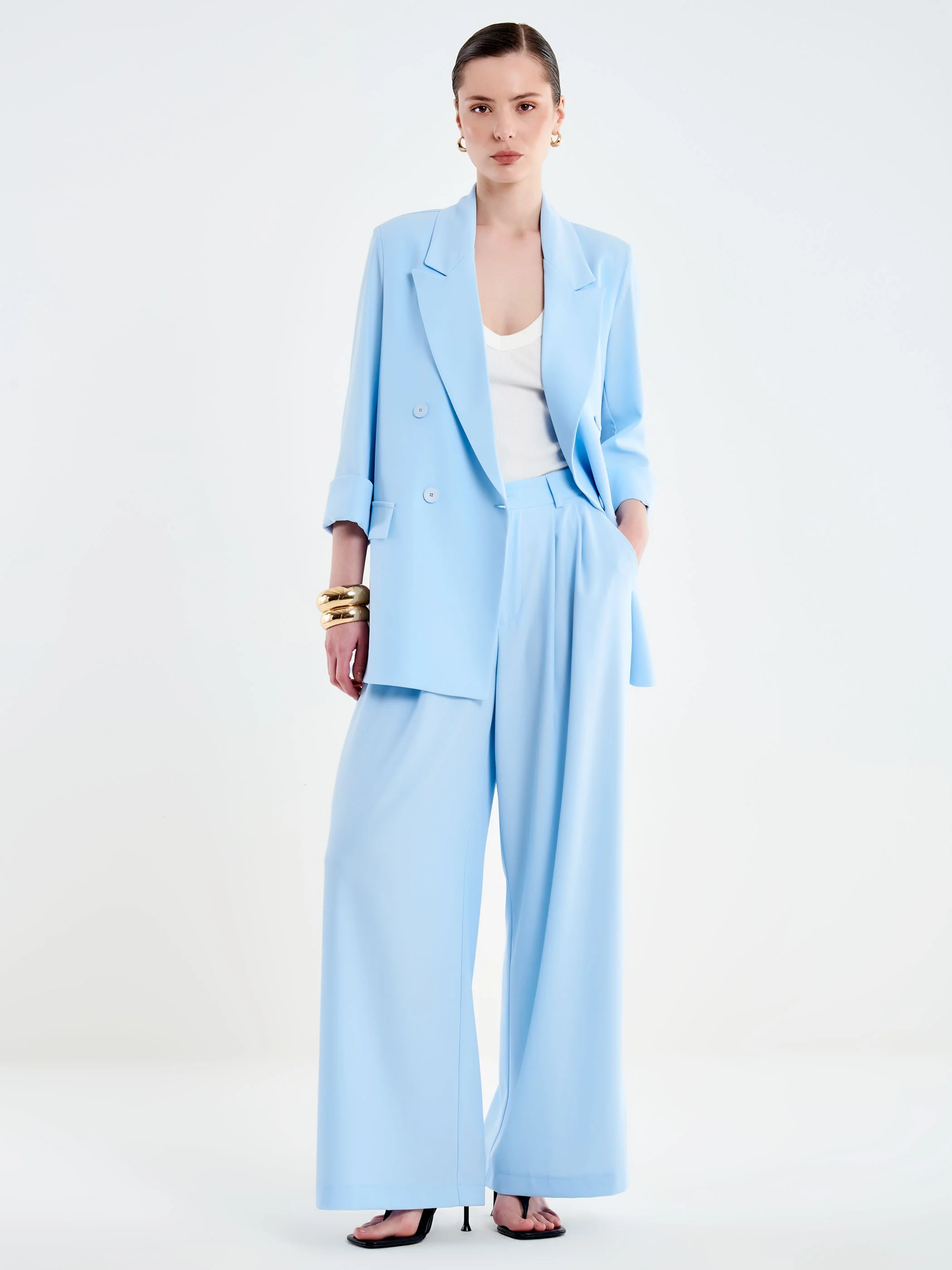 Pantalone Palazzo doppia Pences