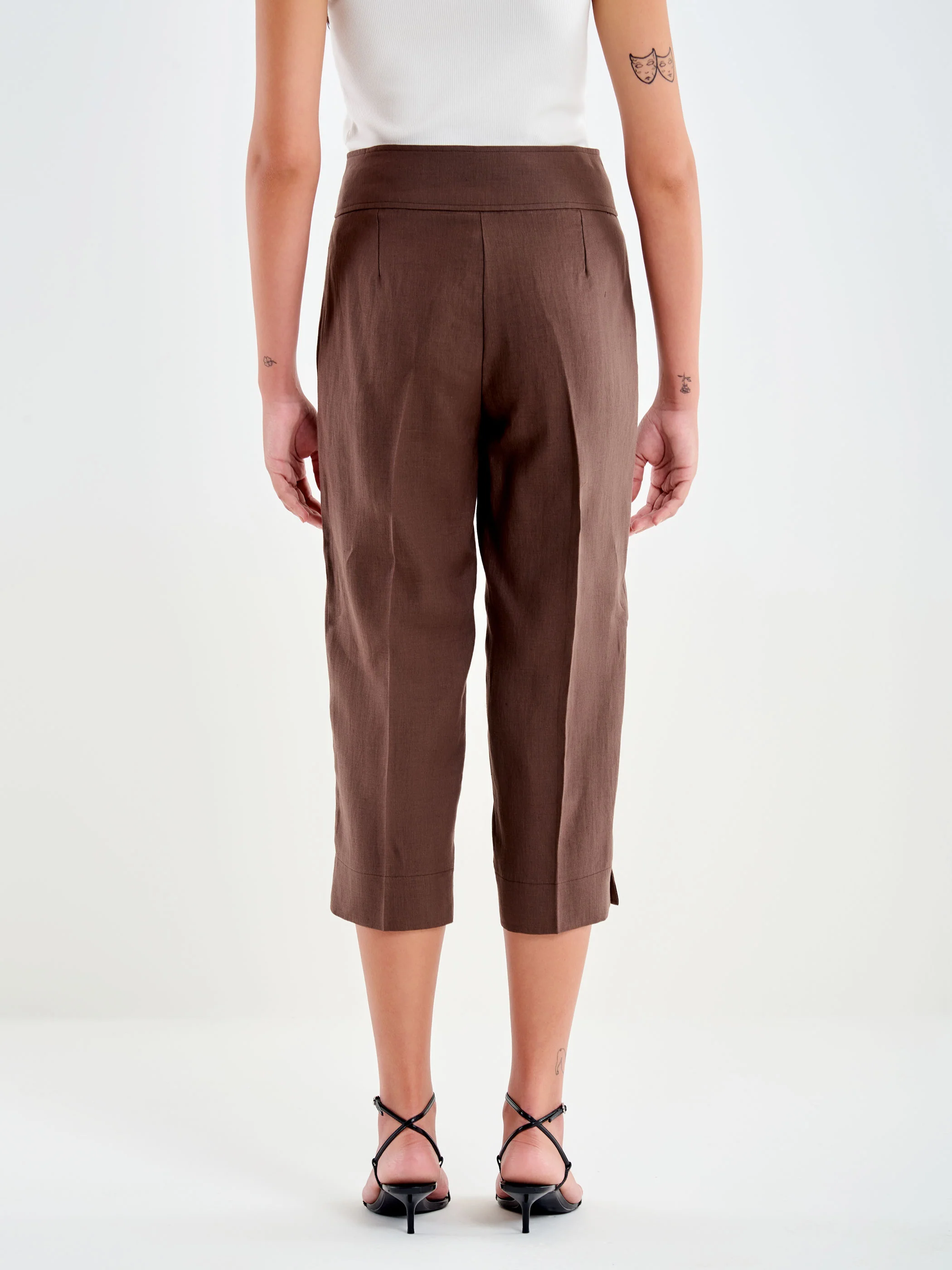Pantalone Pinocchietto in Lino - Image 2