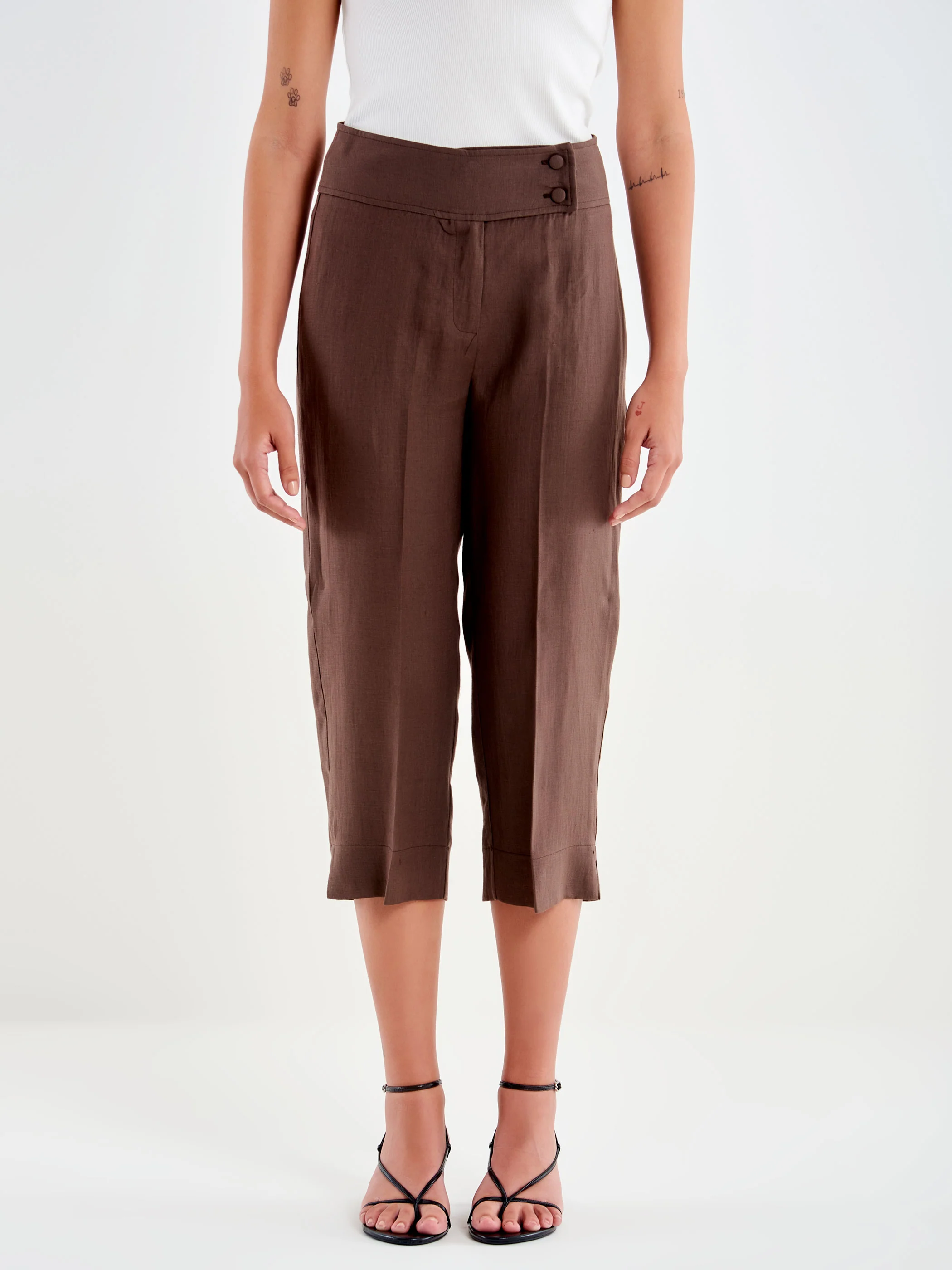 Pantalone Pinocchietto in Lino - Image 3