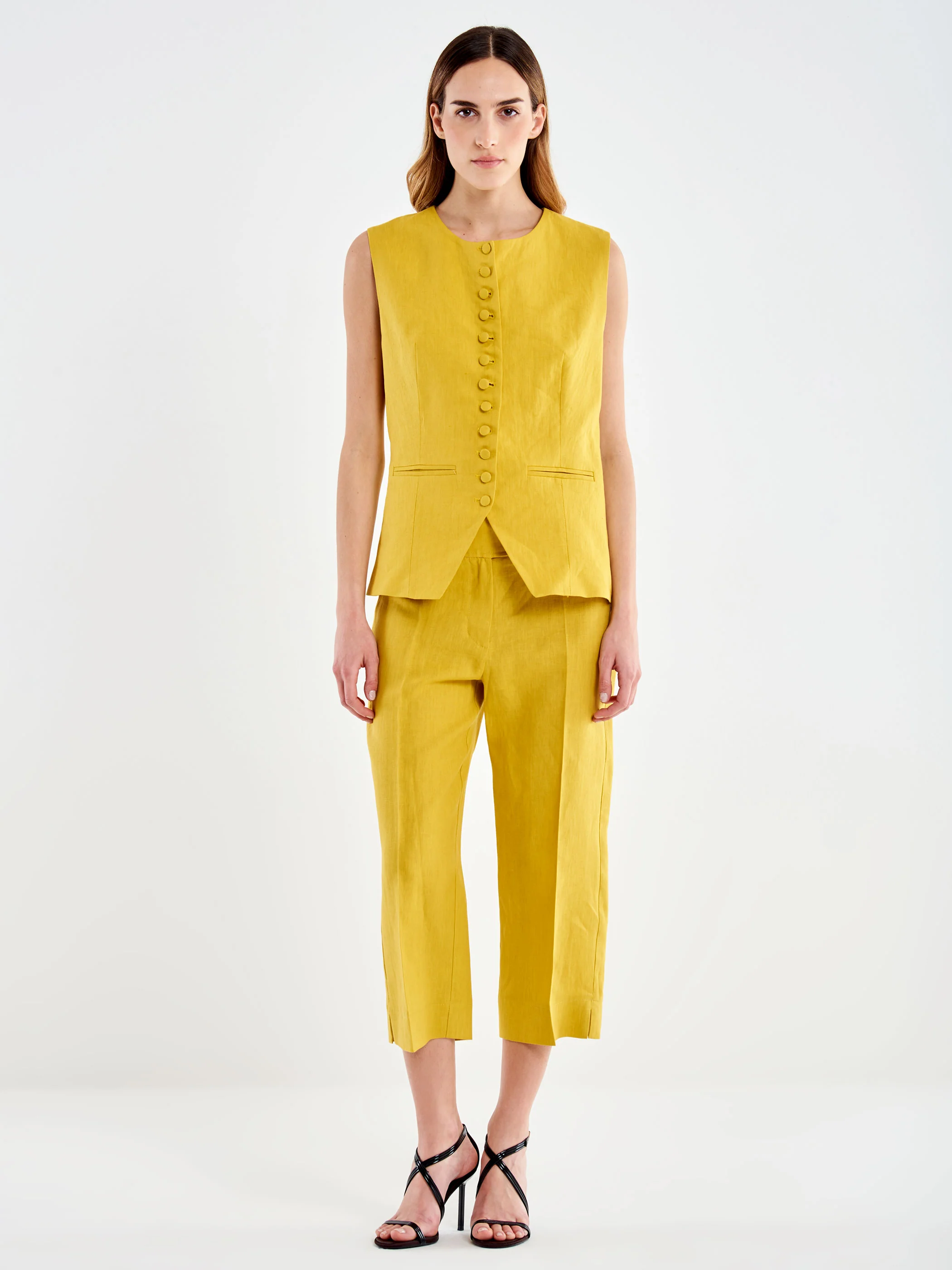 Pantalone Pinocchietto in Lino