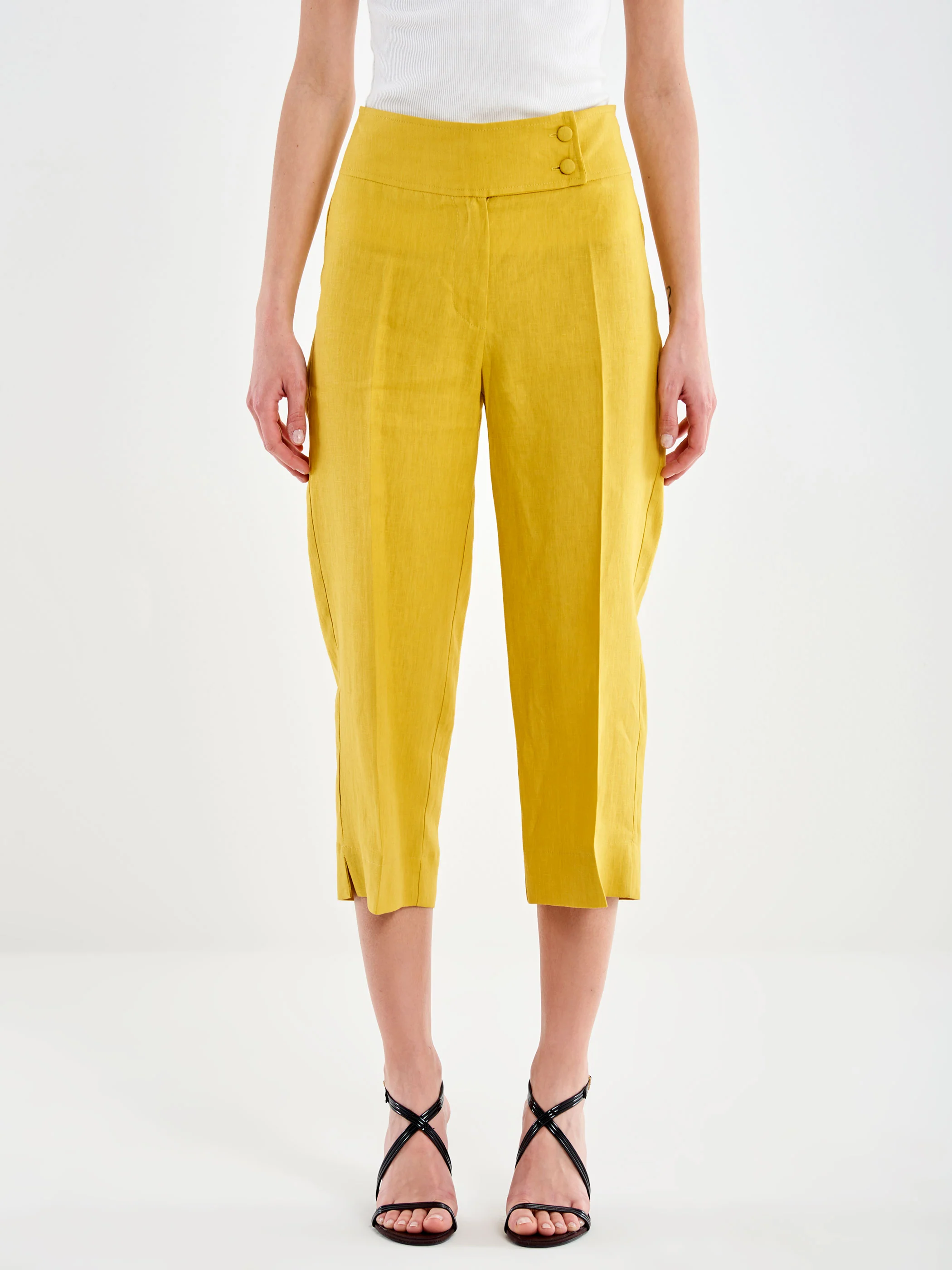 Pantalone Pinocchietto in Lino - Image 2