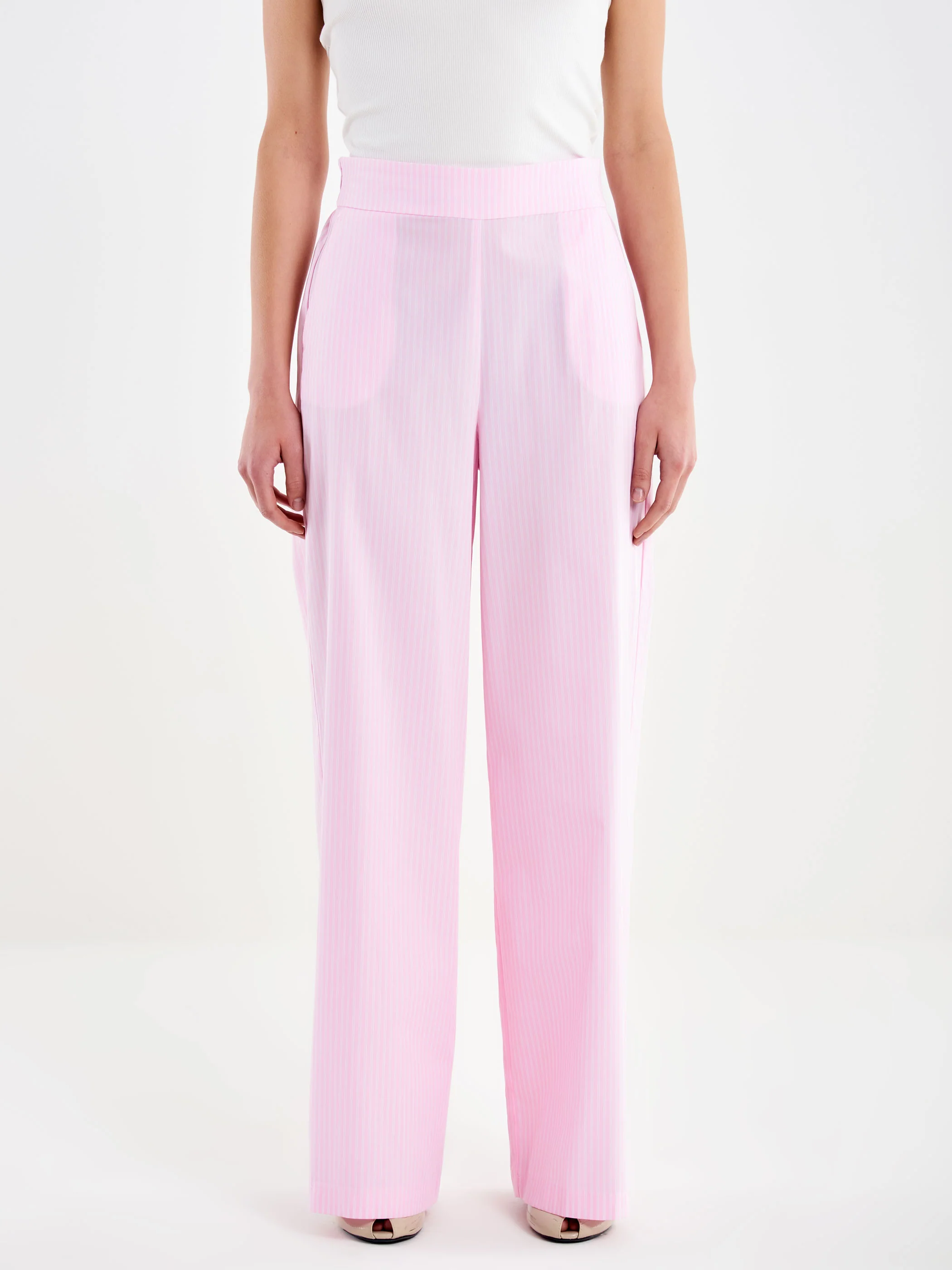 Pantaloni in Popeline a Righe - Image 2