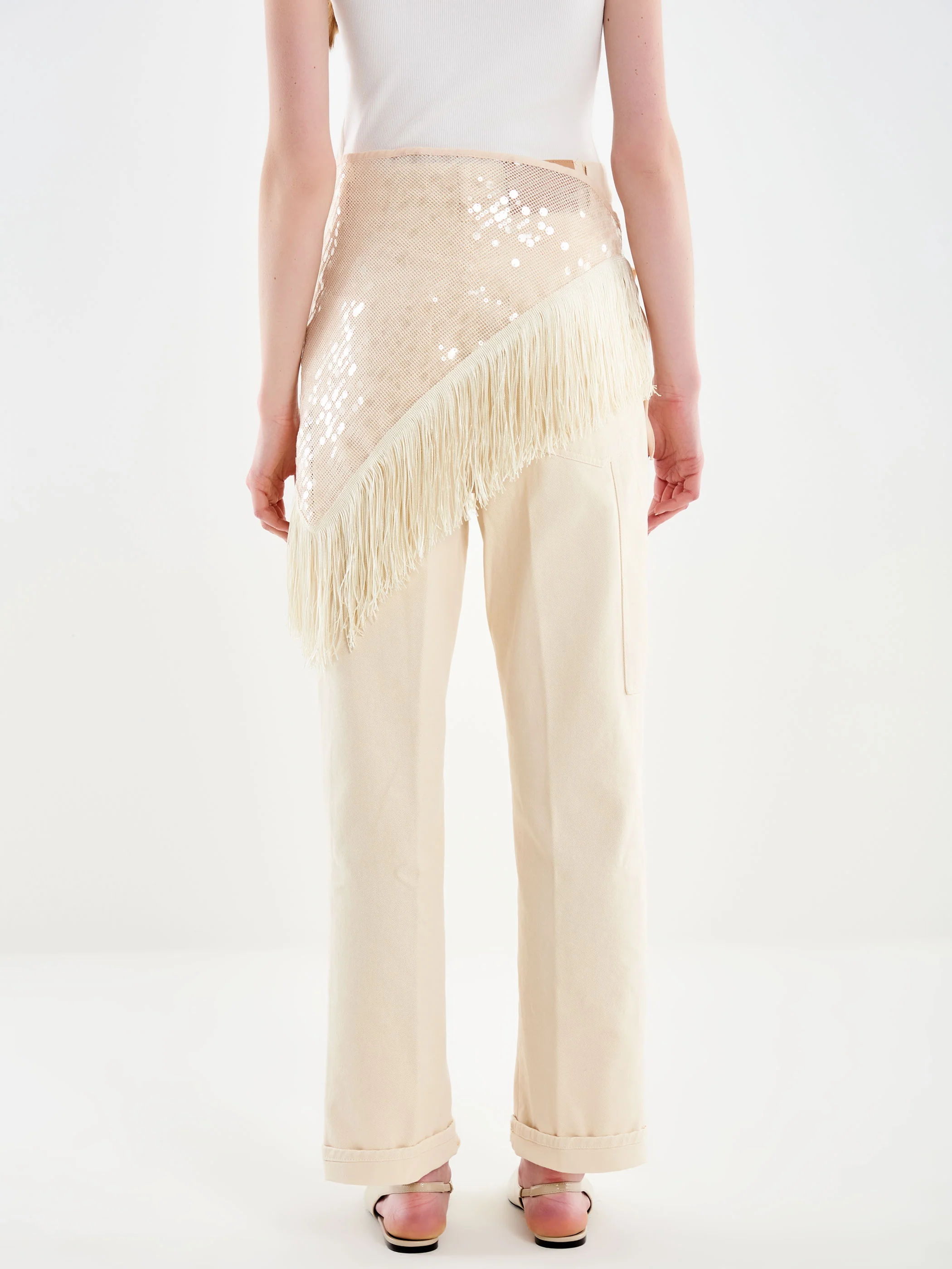 Pareo Paillettes con Frange - Image 3