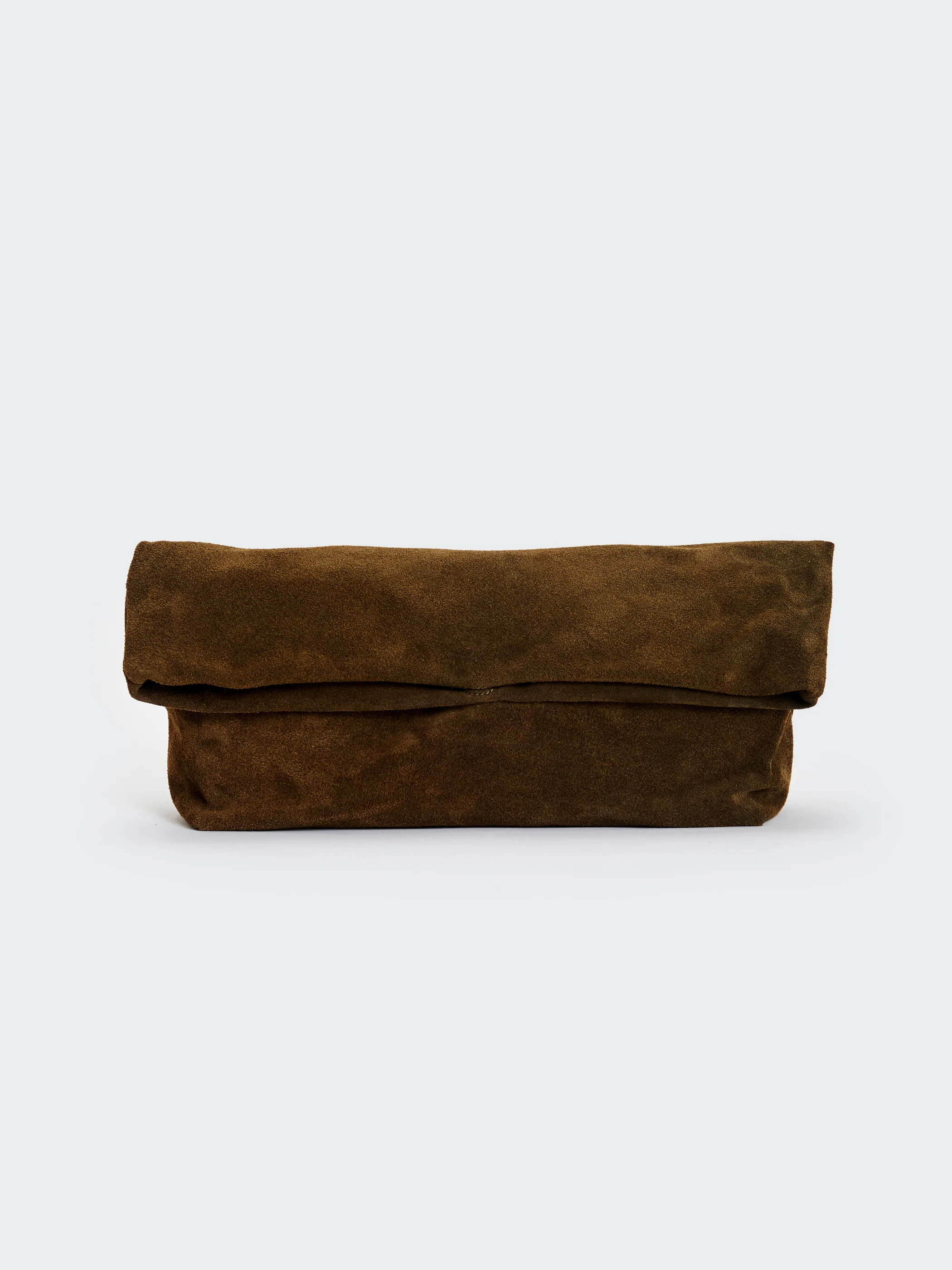 Pochette Maxi in Pelle Scamosciata