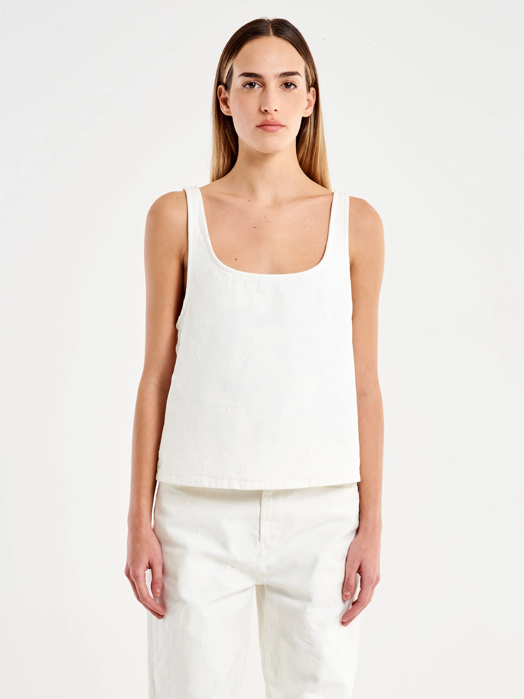 Top in Denim Stucco - Image 2