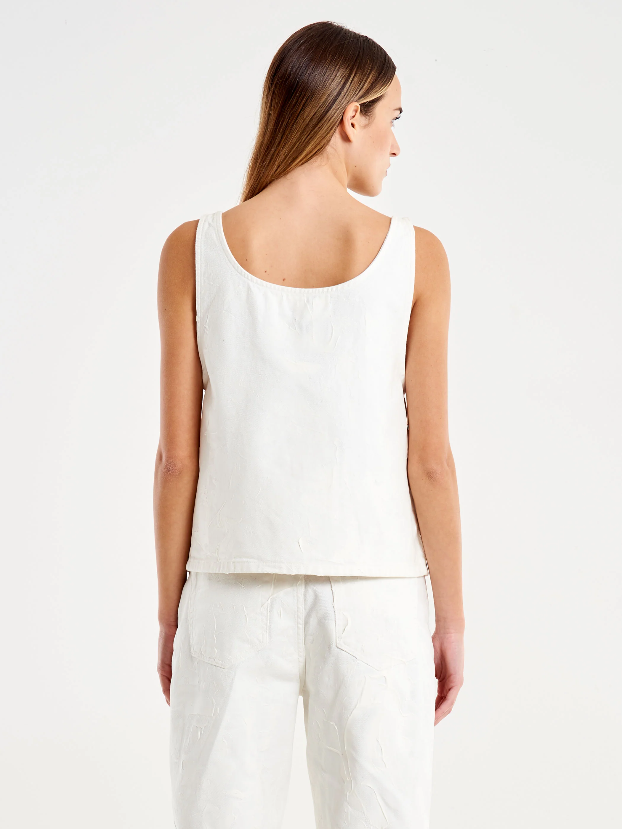 Top in Denim Stucco - Image 3